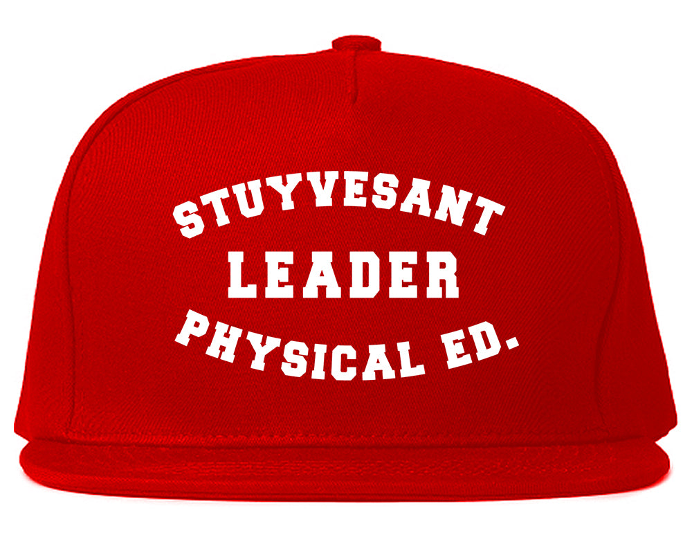 Stuyvesant Leader Physical Ed Mens Snapback Hat Red