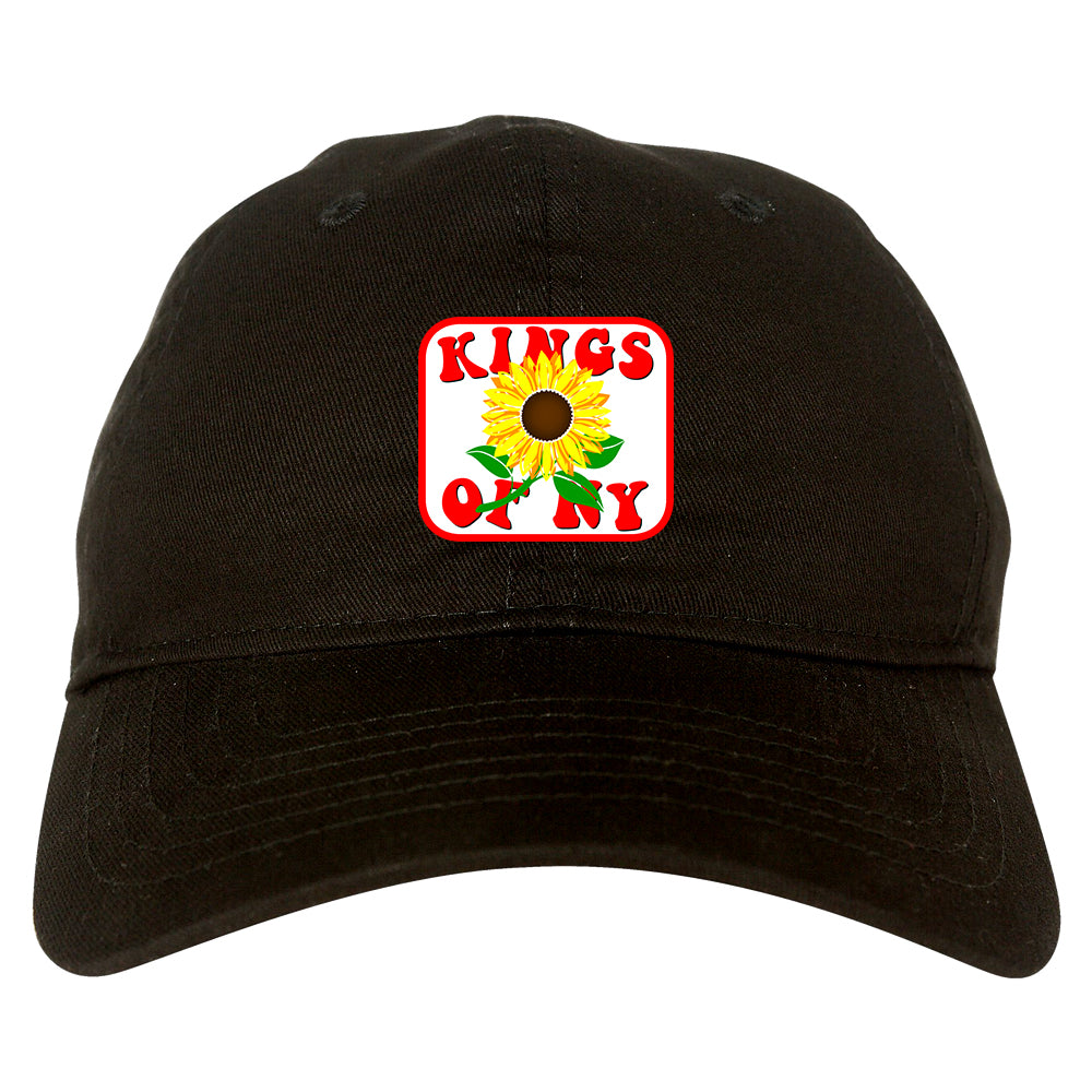 Sunflower Kings Of NY Mens Dad Hat Black