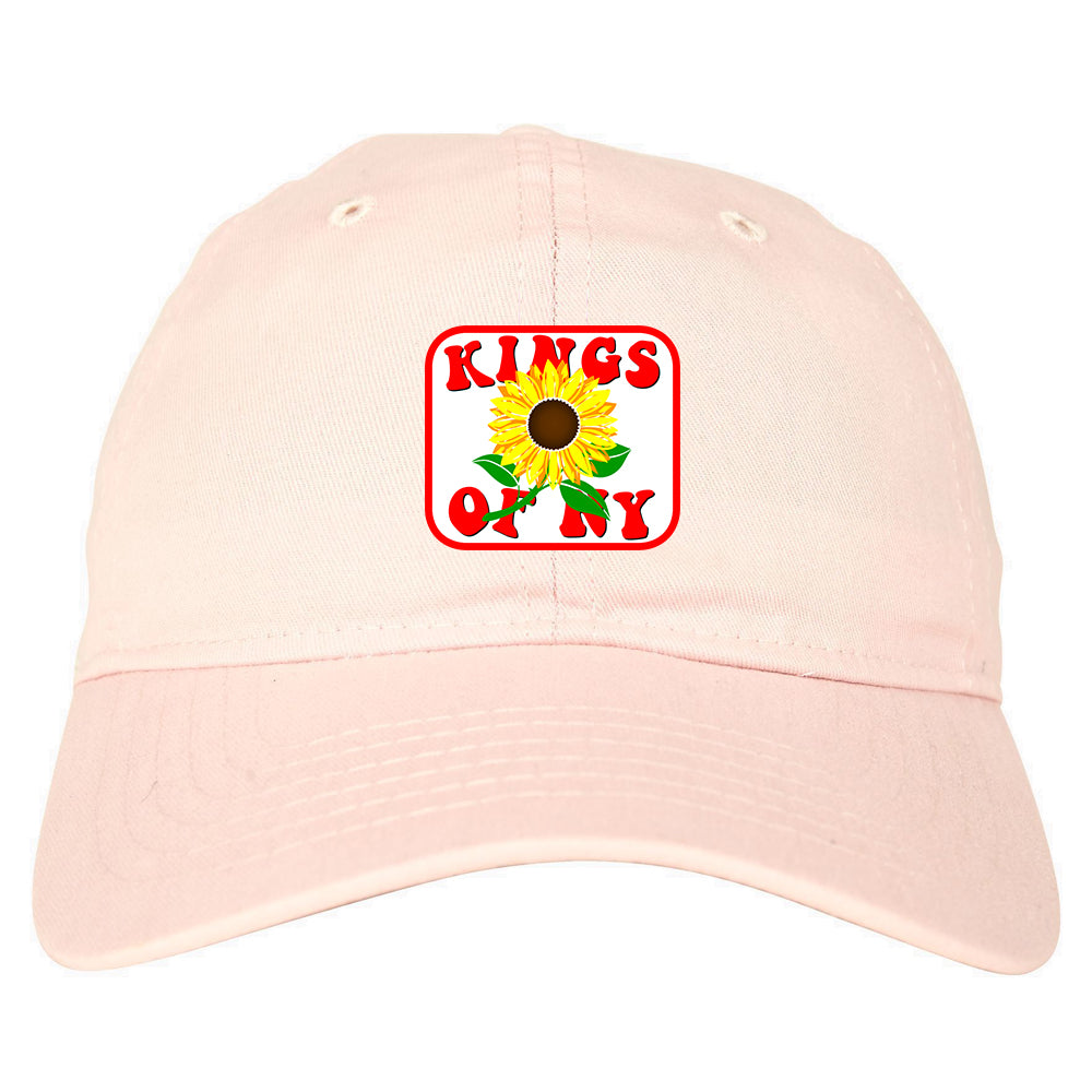 Sunflower Kings Of NY Mens Dad Hat Pink