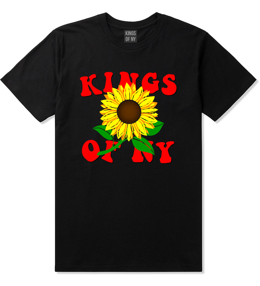 Sunflower Kings Of NY Mens T-Shirt Black