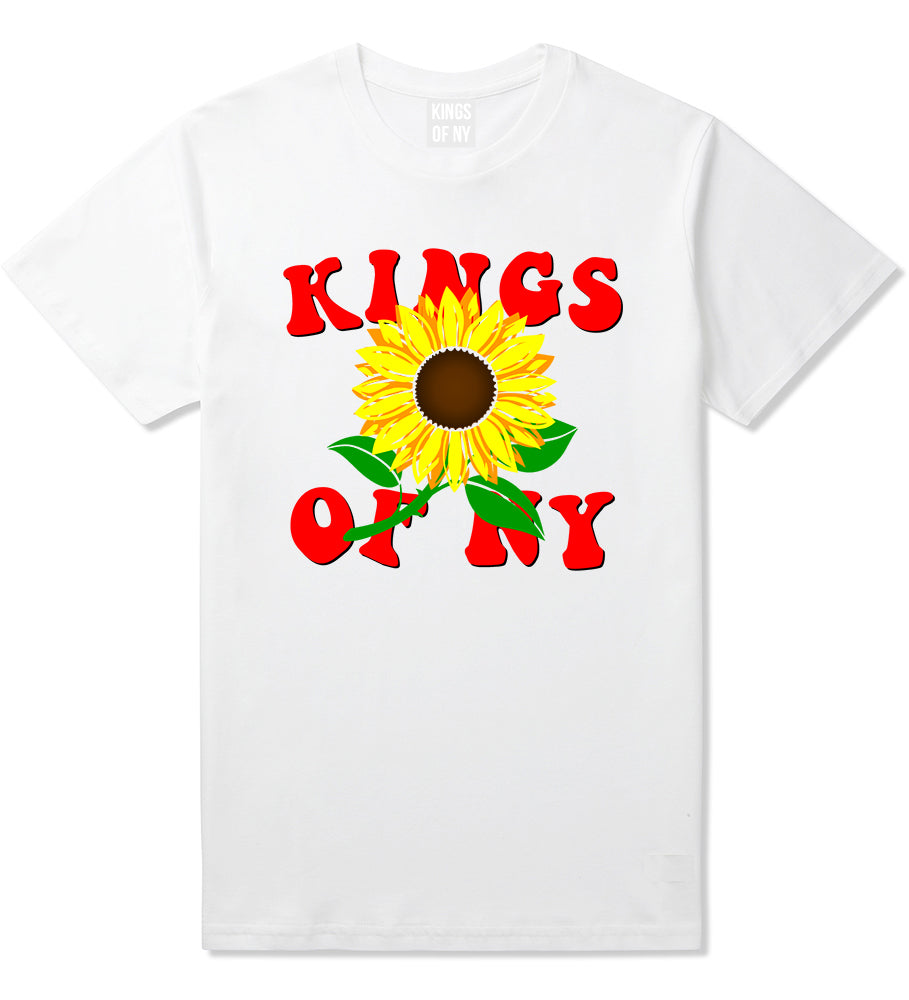 Sunflower Kings Of NY Mens T-Shirt White