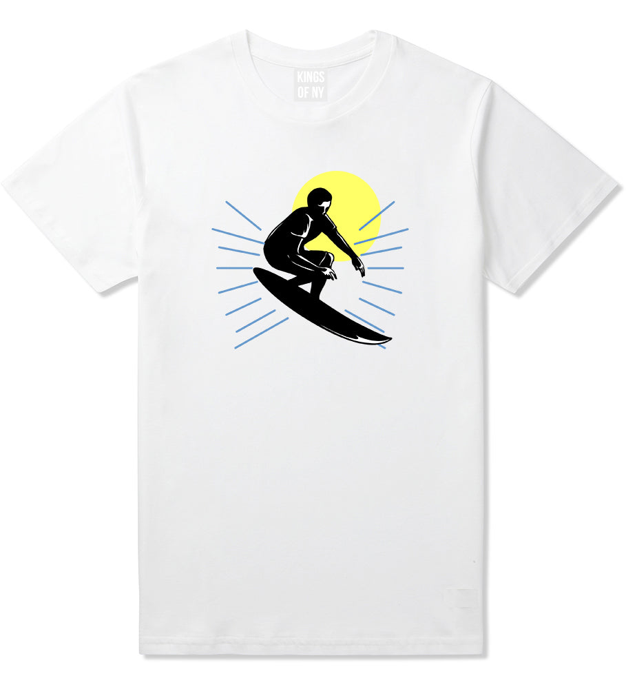 Surfing Surfer Mens T Shirt White