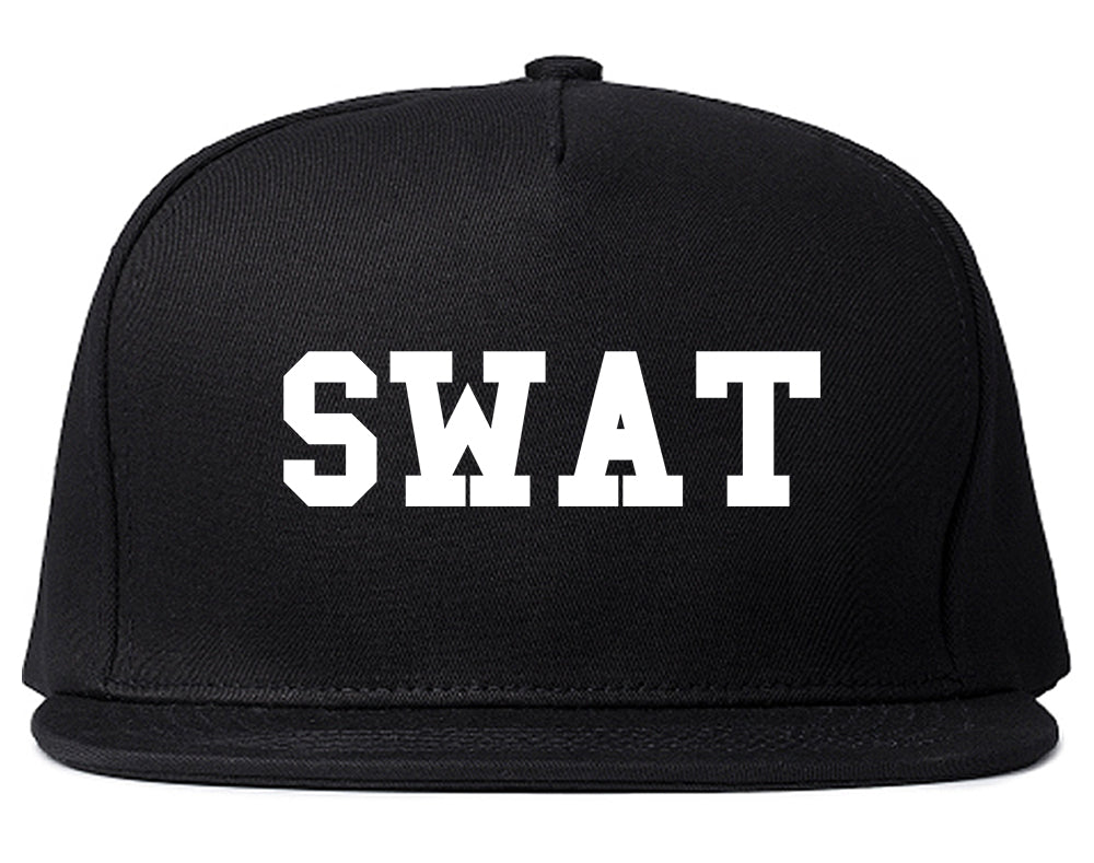 Swat_Law_Enforcement Black Snapback Hat