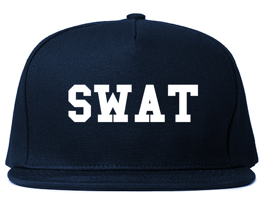 Swat_Law_Enforcement Navy Blue Snapback Hat