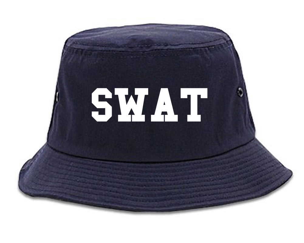 Swat_Law_Enforcement Navy Blue Bucket Hat