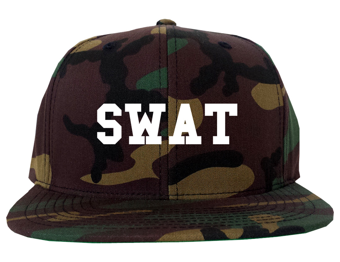 Swat_Law_Enforcement Camo Snapback Hat