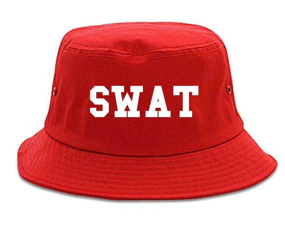 Swat_Law_Enforcement Red Bucket Hat