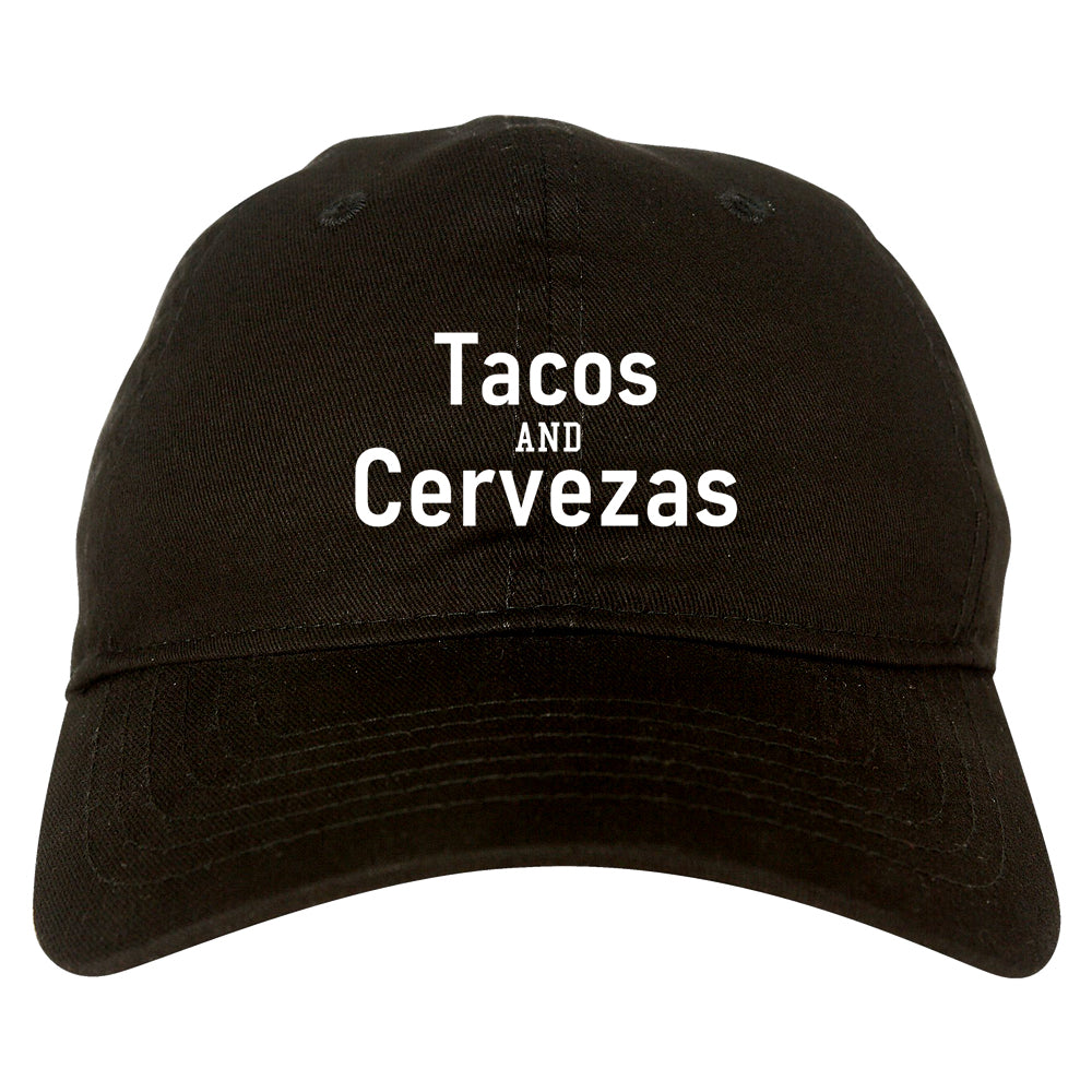 Tacos And Cervezas Cinco De Mayo Mens Dad Hat Black