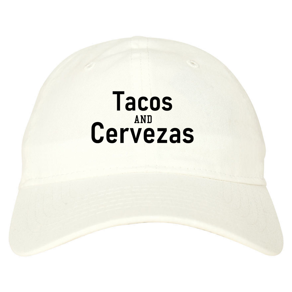 Tacos And Cervezas Cinco De Mayo Mens Dad Hat White