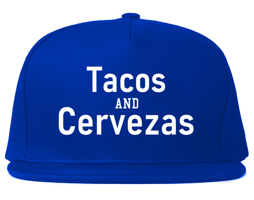 Tacos And Cervezas Cinco De Mayo Mens Snapback Hat Royal Blue