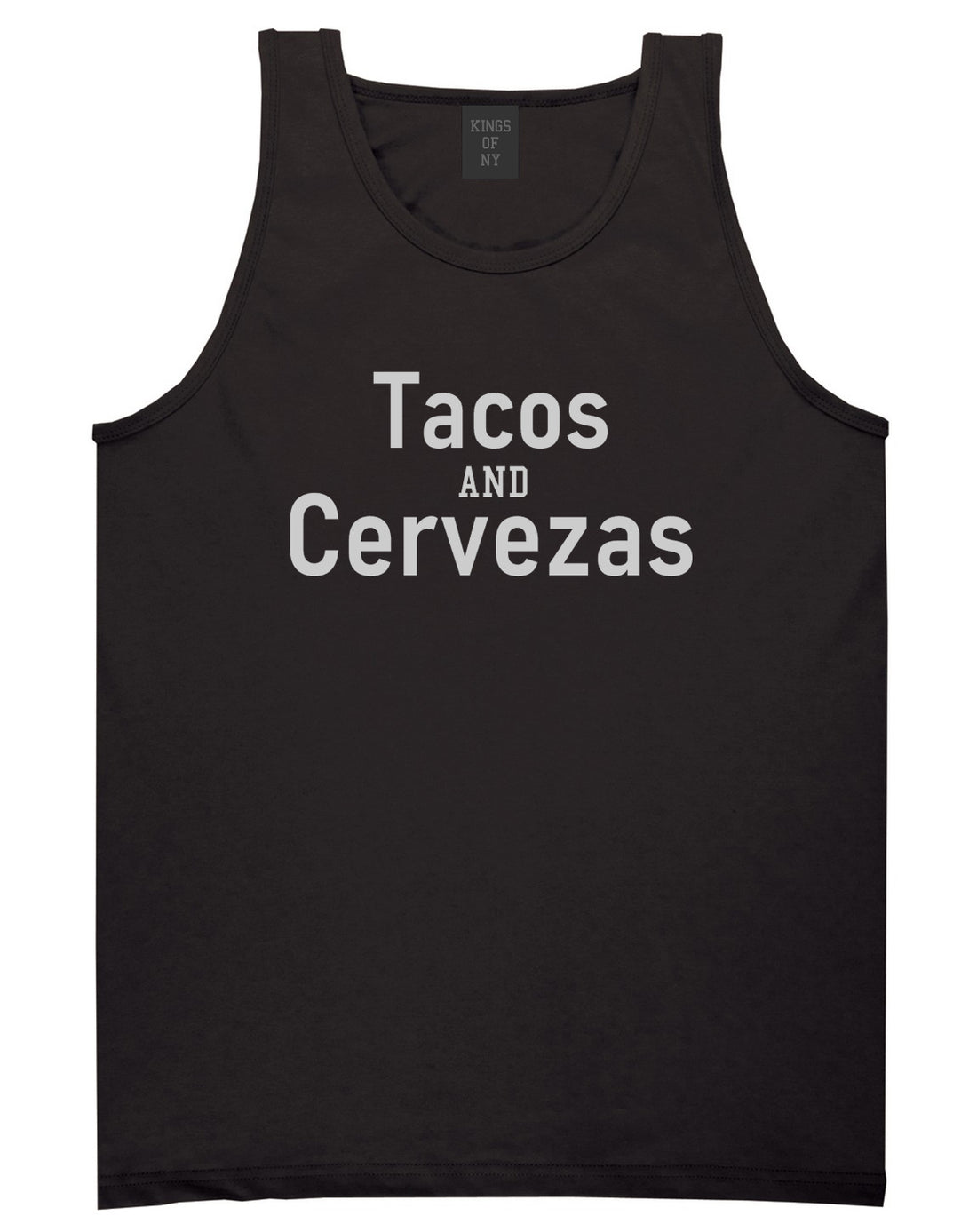 Tacos And Cervezas Cinco De Mayo Mens Tank Top T-Shirt Black