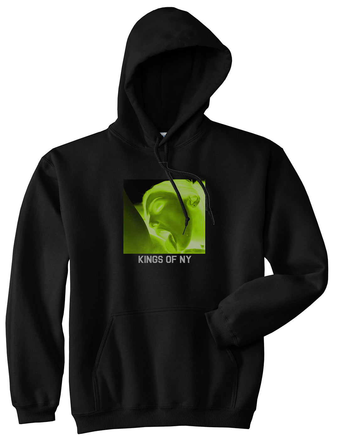 Taste Neon Green Yellow Mens Pullover Hoodie by KINGS OF NY