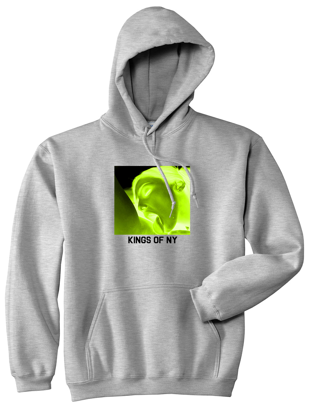 Taste Neon Green Yellow Mens Pullover Hoodie