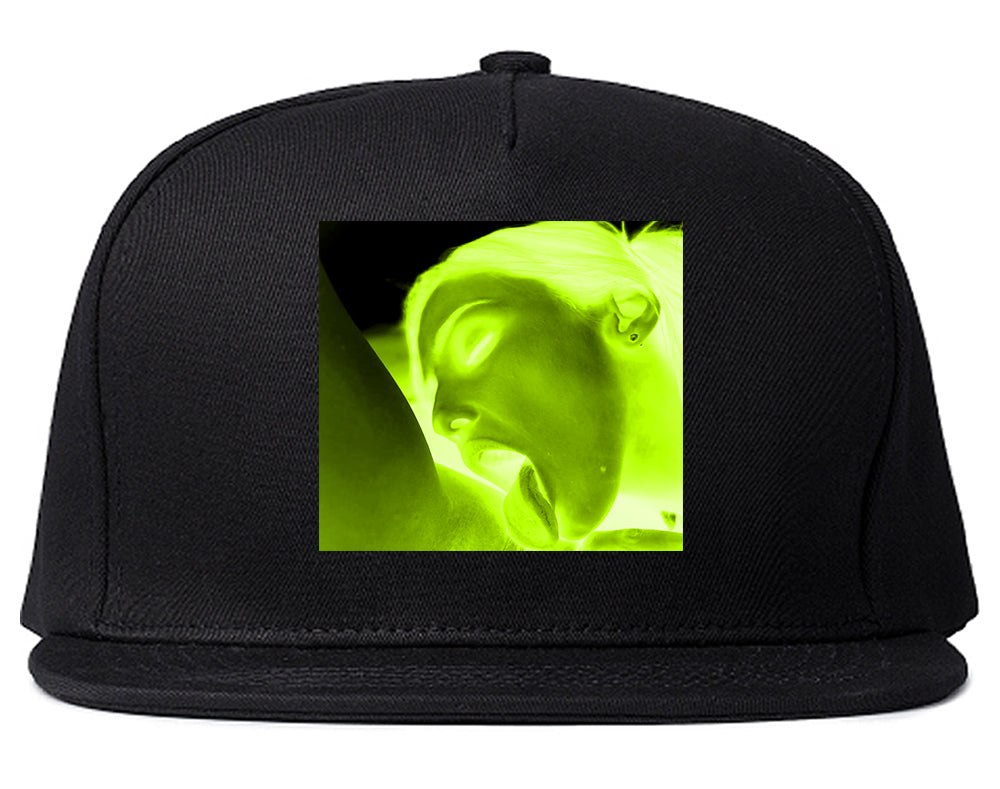 Taste Neon Green Yellow Mens Snapback Hat Black