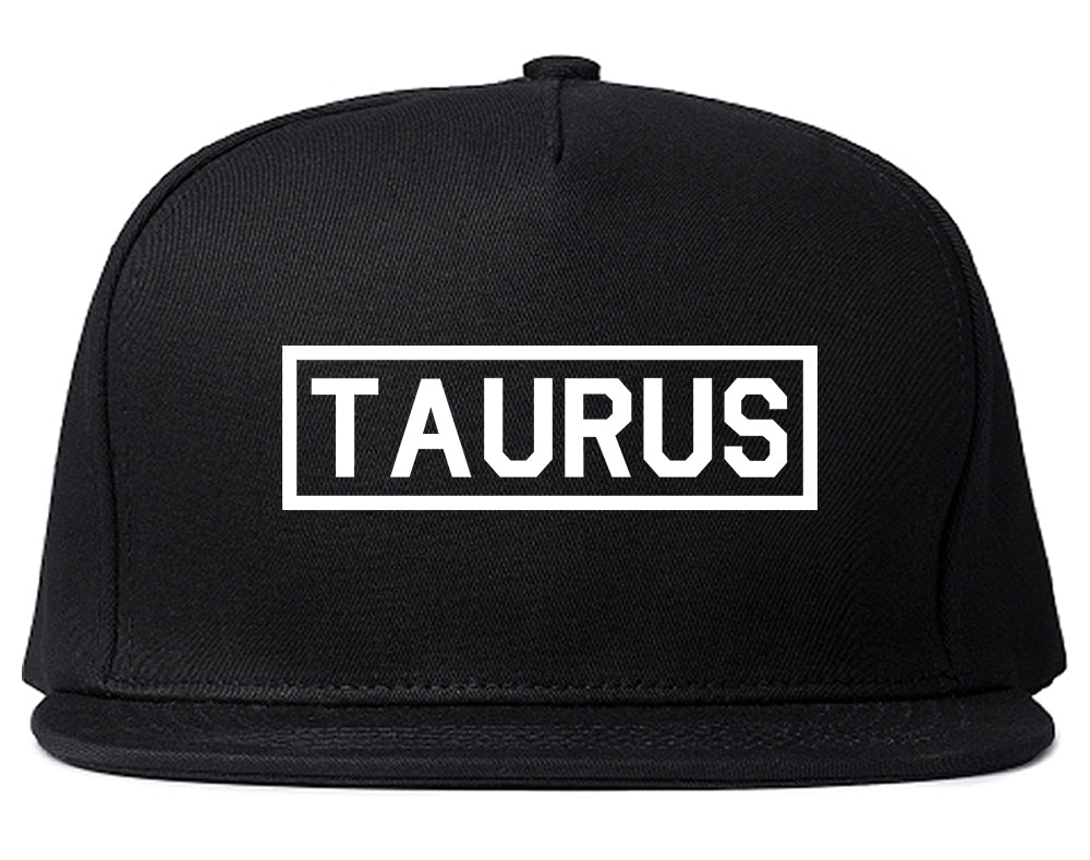 Taurus_Horoscope_Sign Black Snapback Hat