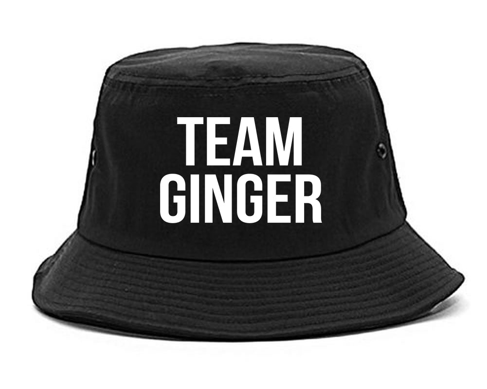 Team Ginger Funny St Patricks Day Irish Mens Bucket Hat Black