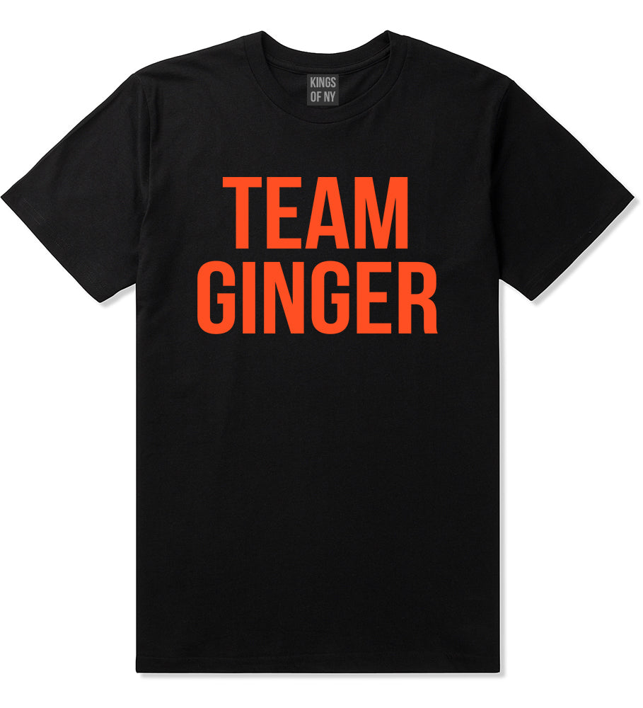 Team Ginger Funny St Patricks Day Irish Mens T-Shirt Black