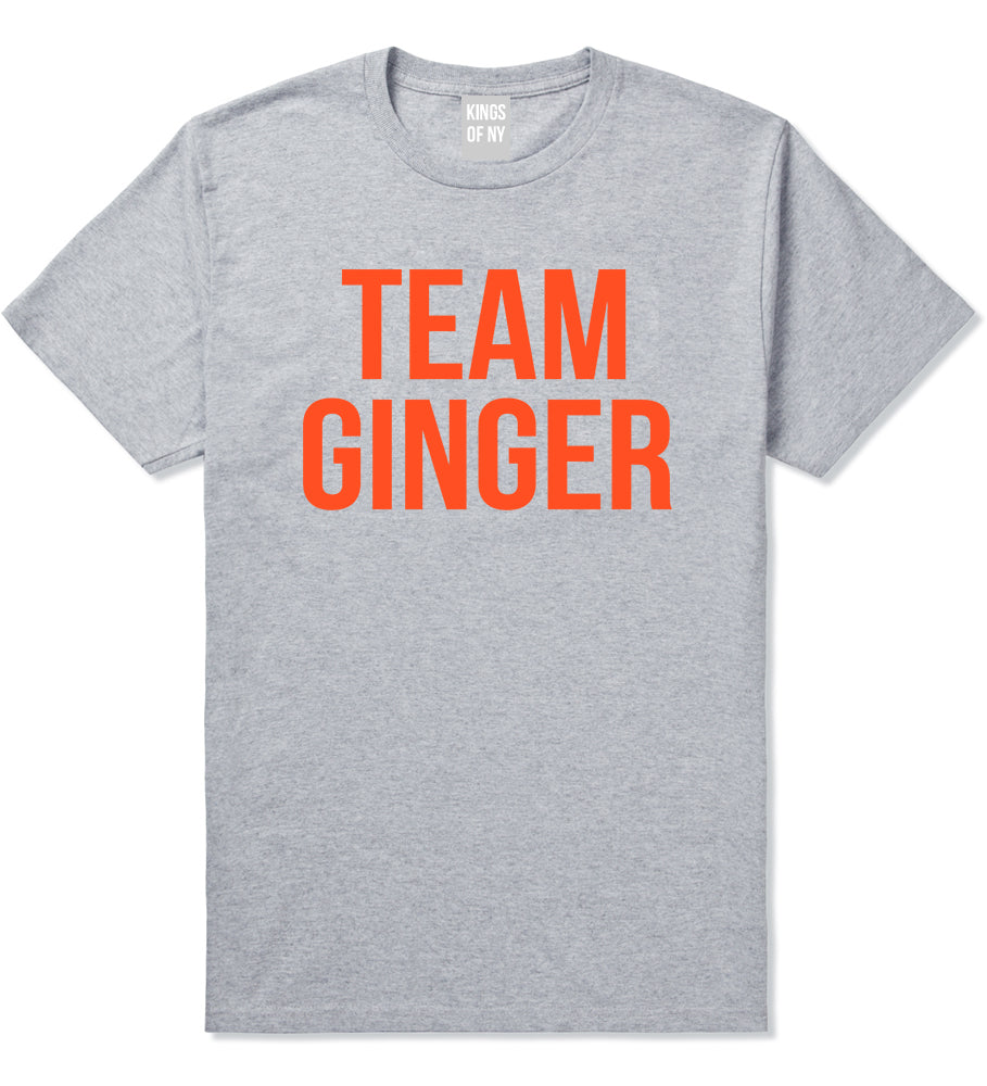 Team Ginger Funny St Patricks Day Irish Mens T-Shirt Grey