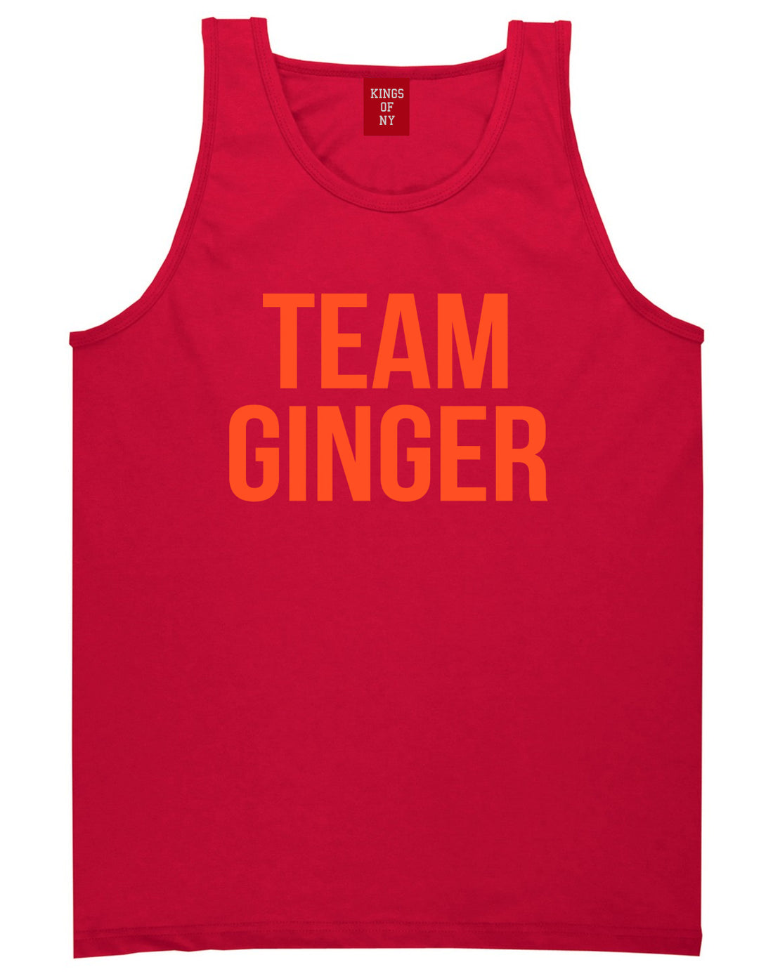 Team Ginger Funny St Patricks Day Irish Mens Tank Top T-Shirt Red