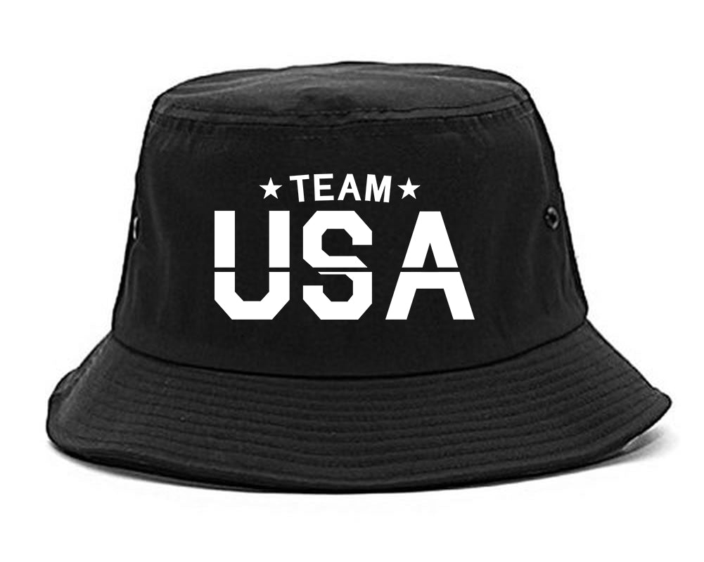 Team USA Mens Bucket Hat Black