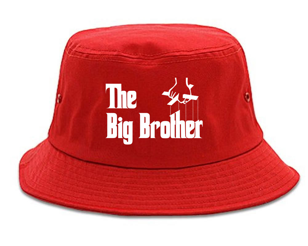 The Big Brother Funny New Baby Mens Bucket Hat Red