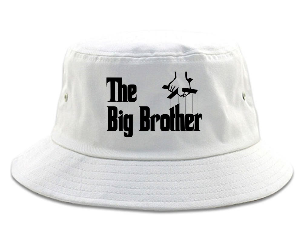 The Big Brother Funny New Baby Mens Bucket Hat White