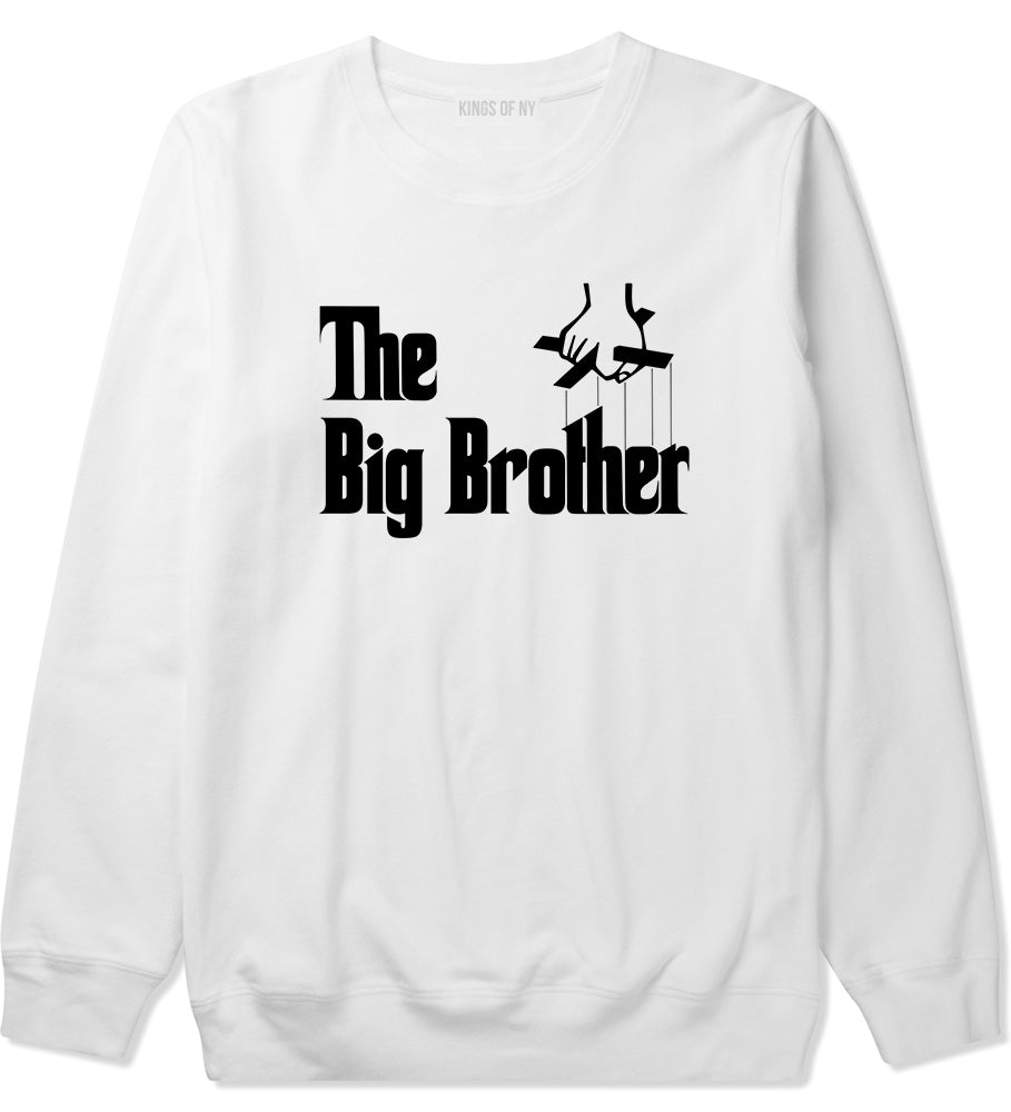 The Big Brother Funny New Baby Mens Crewneck Sweatshirt White