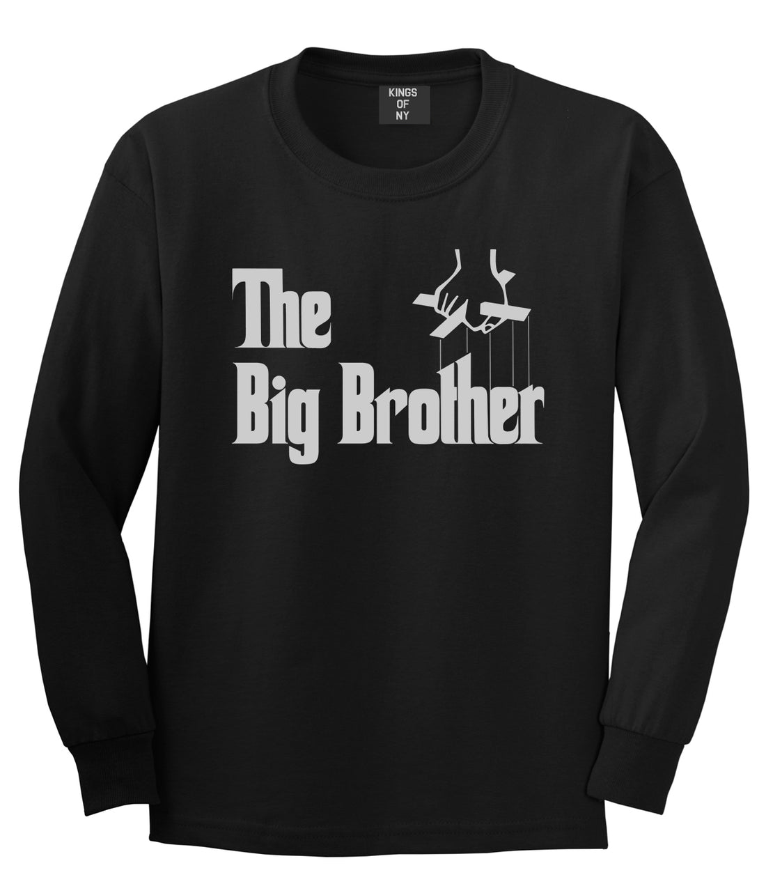 The Big Brother Funny New Baby Mens Long Sleeve T-Shirt Black