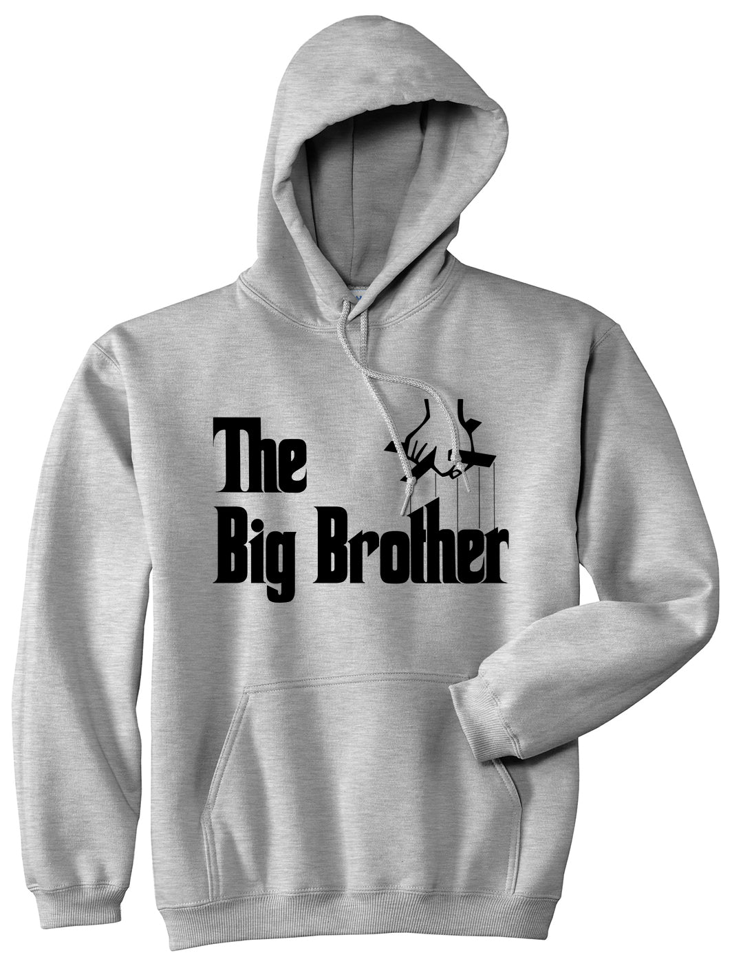 The Big Brother Funny New Baby Mens Pullover Hoodie Grey
