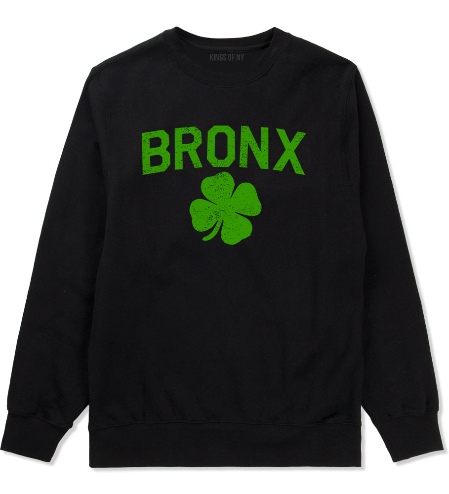 The Bronx Irish St Patricks Day Mens Crewneck Sweatshirt Black