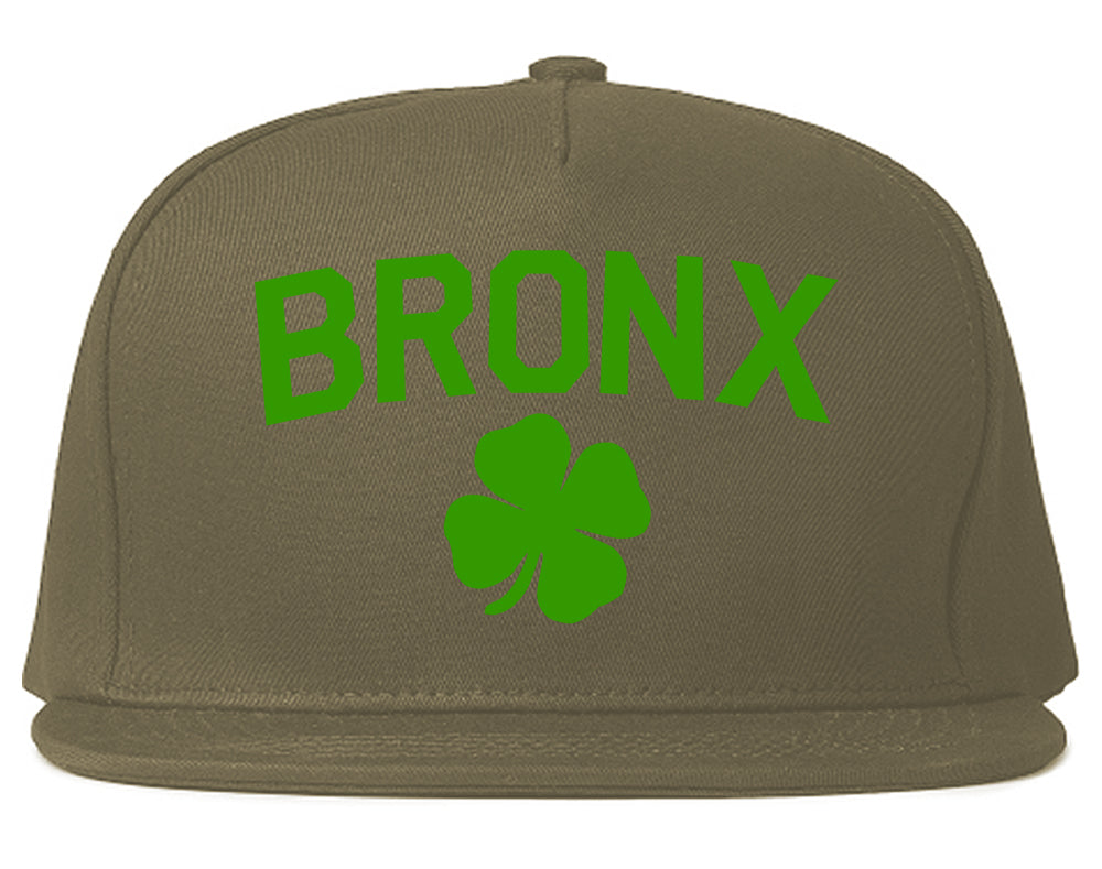 The Bronx Irish St Patricks Day Mens Snapback Hat Grey