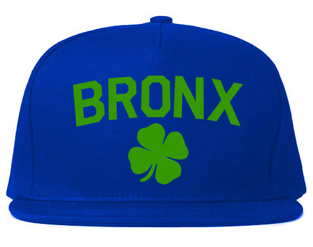 The Bronx Irish St Patricks Day Mens Snapback Hat Royal Blue