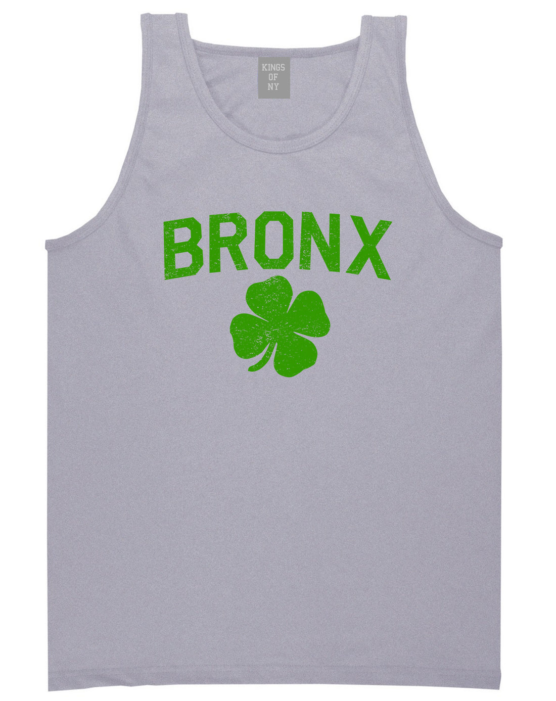 The Bronx Irish St Patricks Day Mens Tank Top T-Shirt Grey