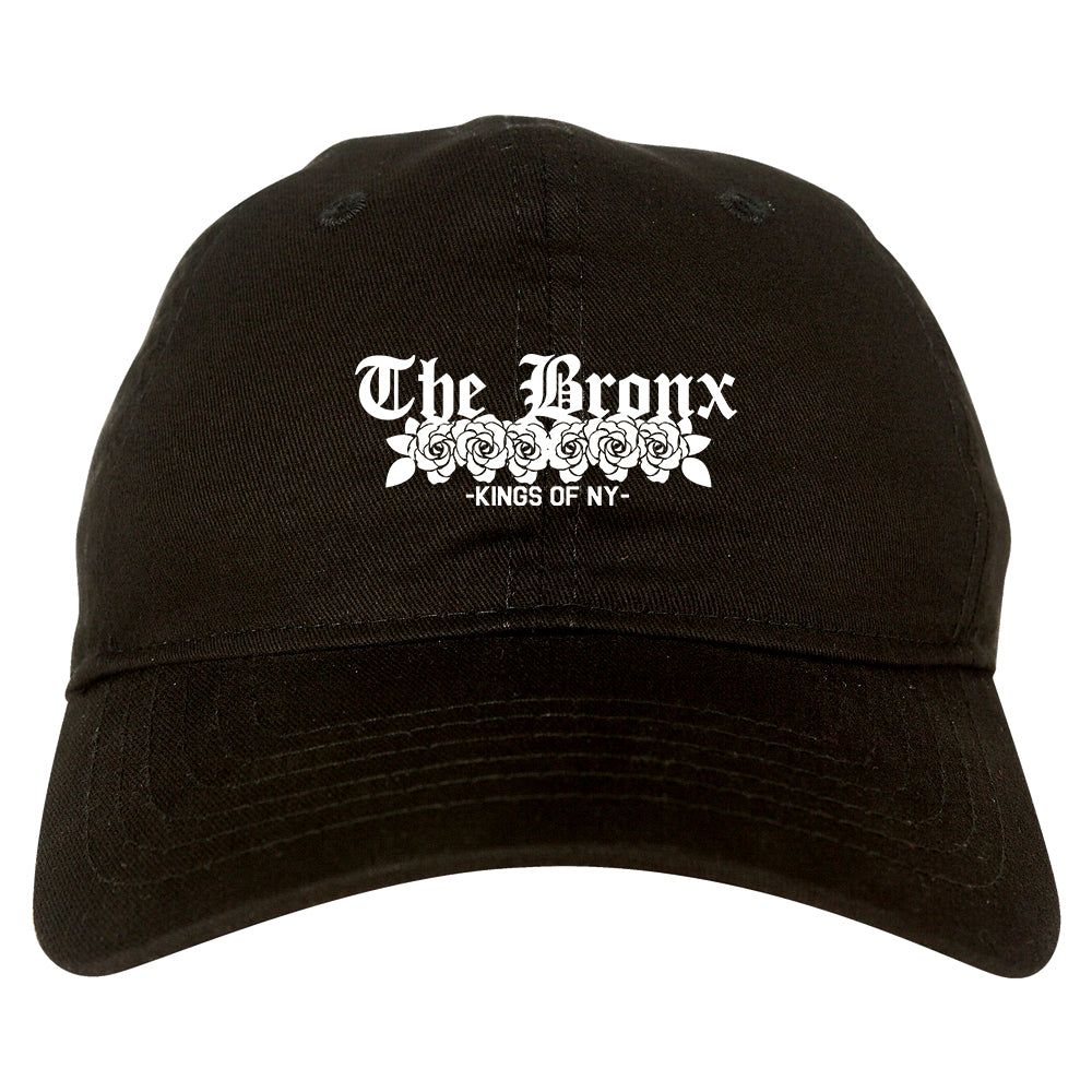 The Bronx Roses Kings Of NY Mens Dad Hat Black