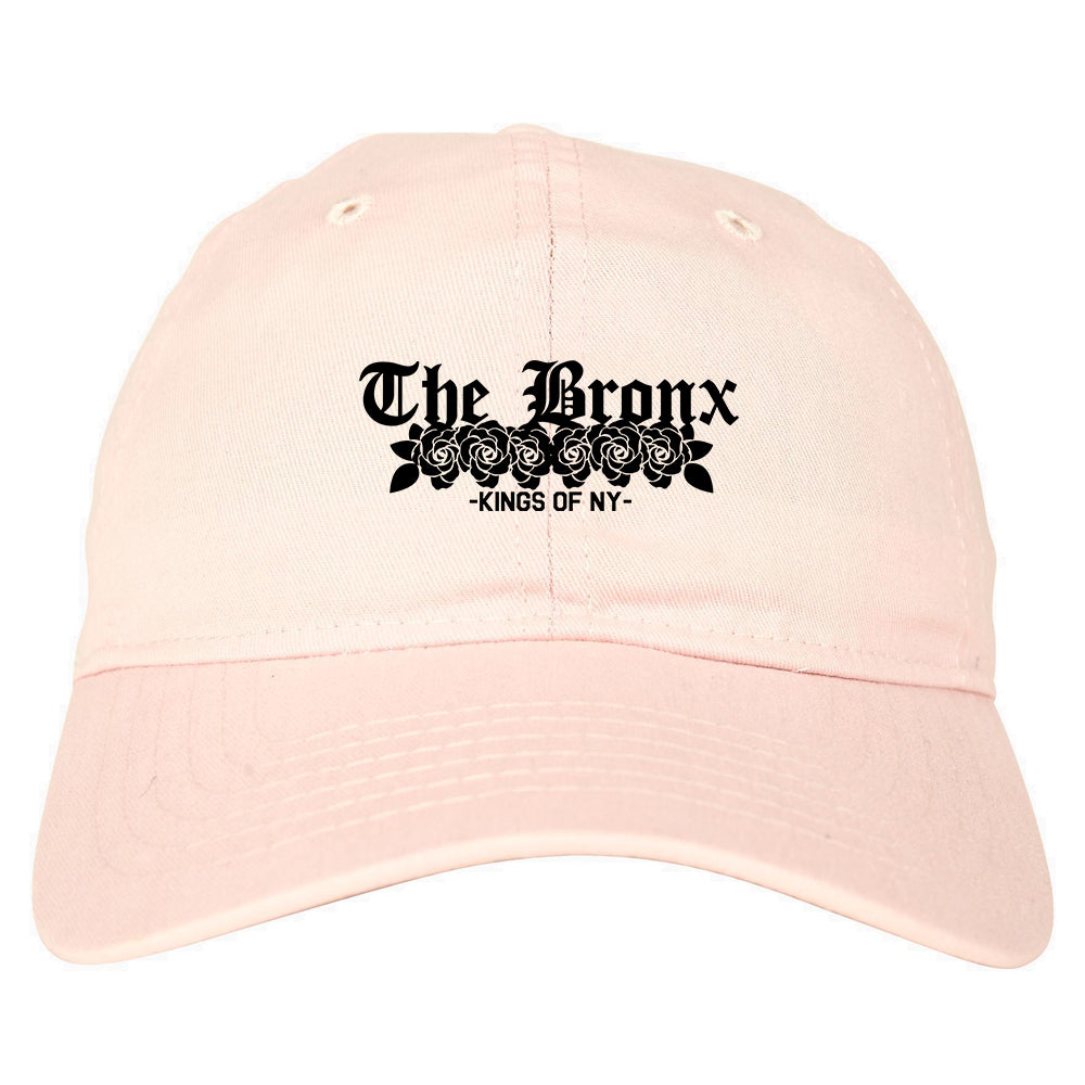 The Bronx Roses Kings Of NY Mens Dad Hat Pink