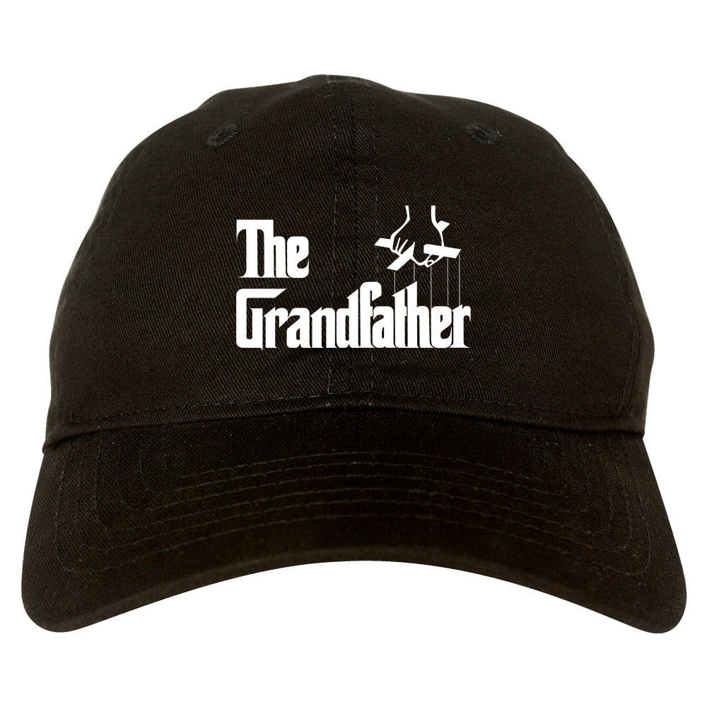 The Grandfather Funny New Grandpa Mens Dad Hat Black