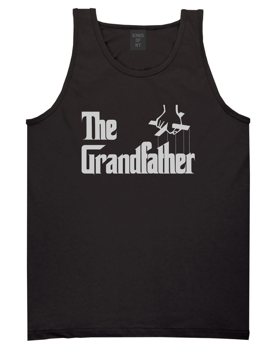 The Grandfather Funny New Grandpa Mens Tank Top T-Shirt Black