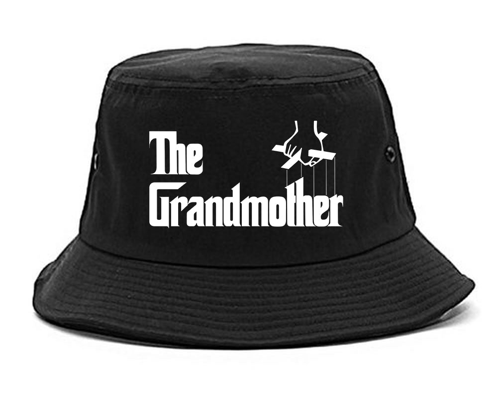 The Grandmother Funny New Grandma Mens Bucket Hat Black