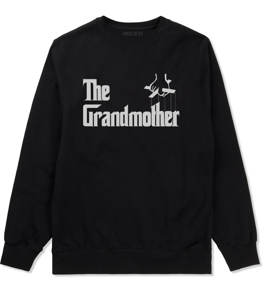 The Grandmother Funny New Grandma Mens Crewneck Sweatshirt Black