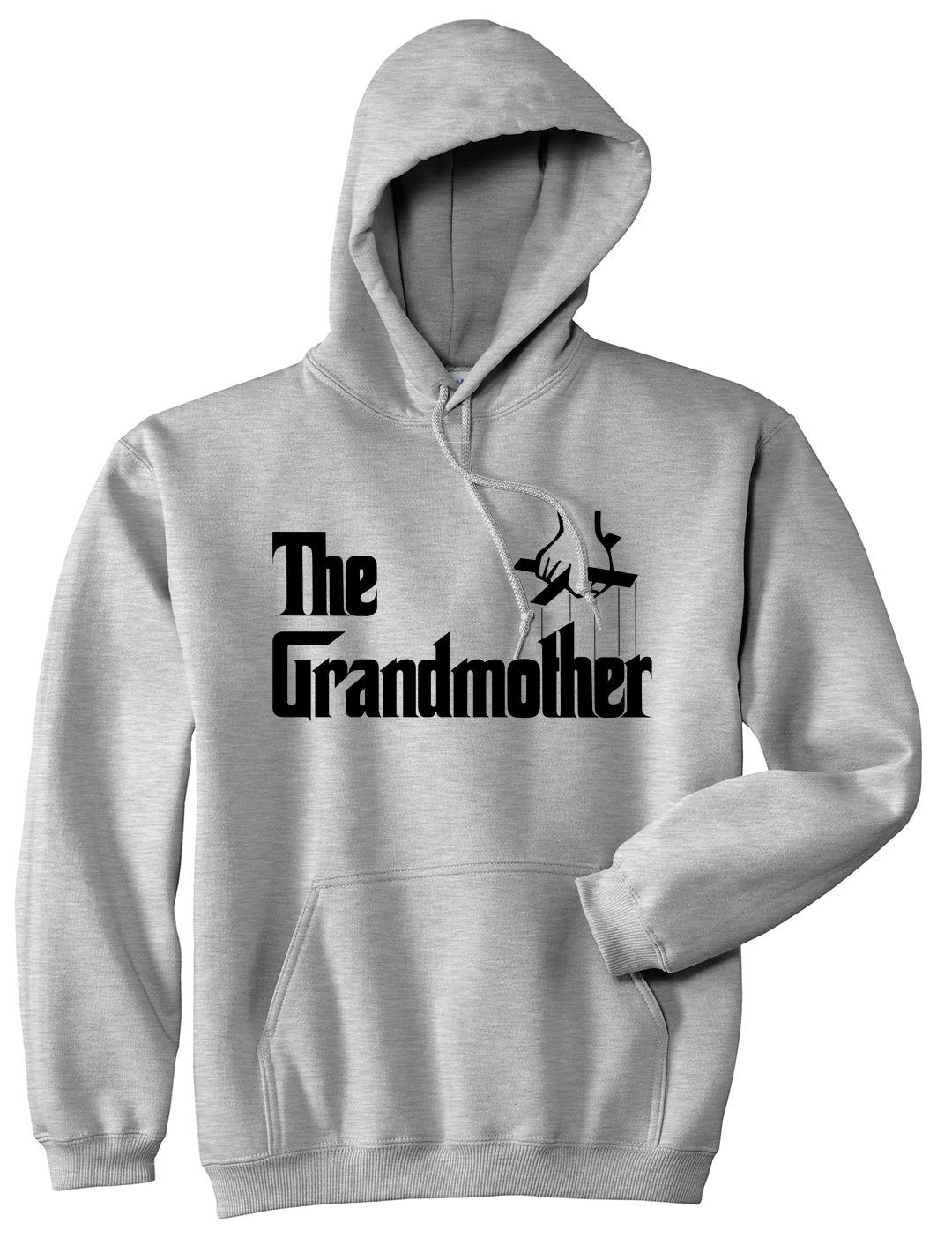 The Grandmother Funny New Grandma Mens Pullover Hoodie Grey