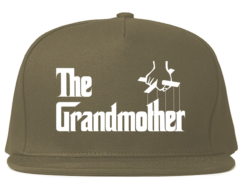 The Grandmother Funny New Grandma Mens Snapback Hat Grey