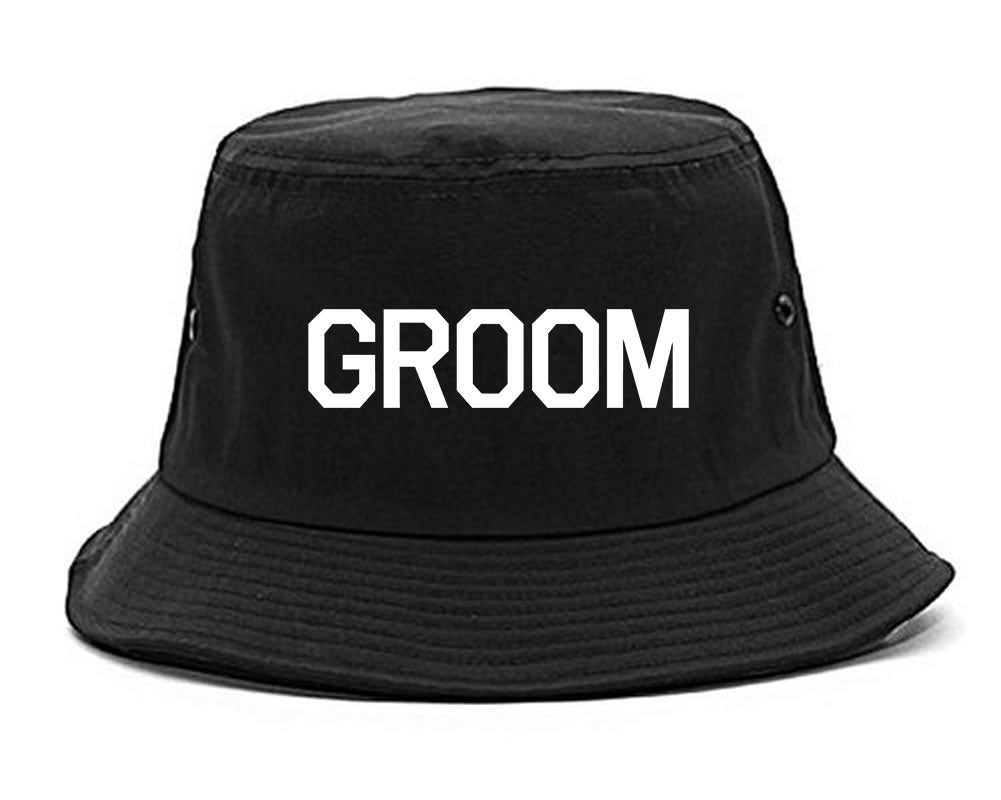 The Groom Bachelor Party Bucket Hat Black