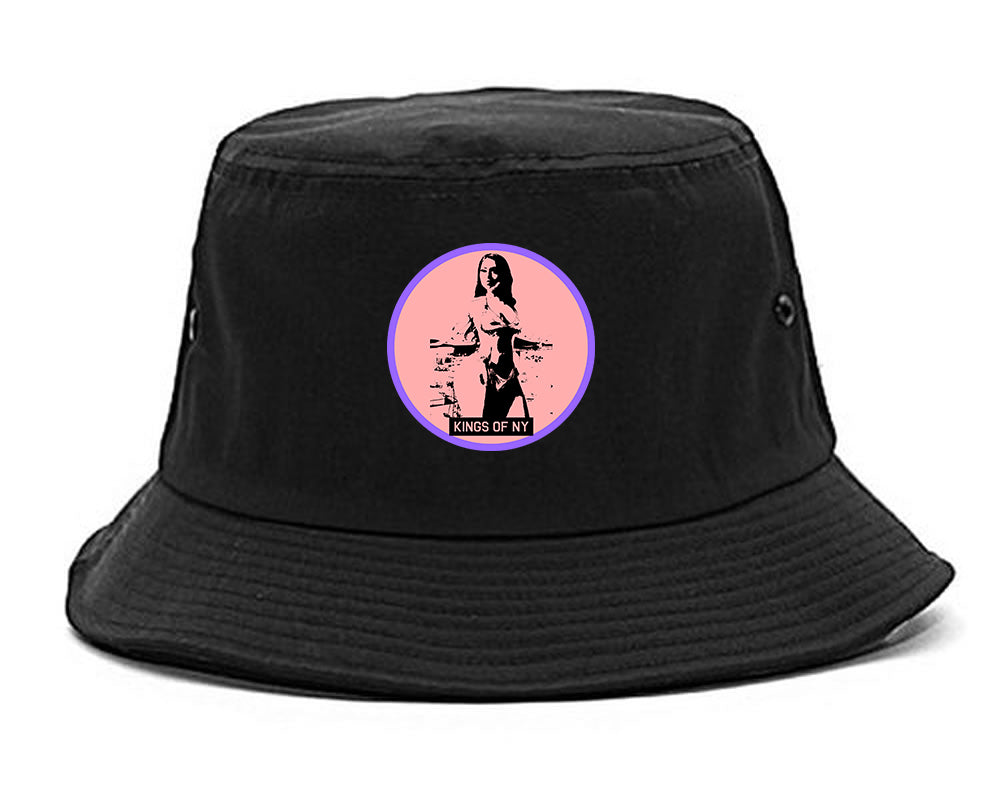Thick Girl Goals Black Bucket Hat