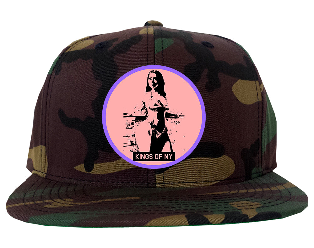 Thick Girl Goals Camo Snapback Hat