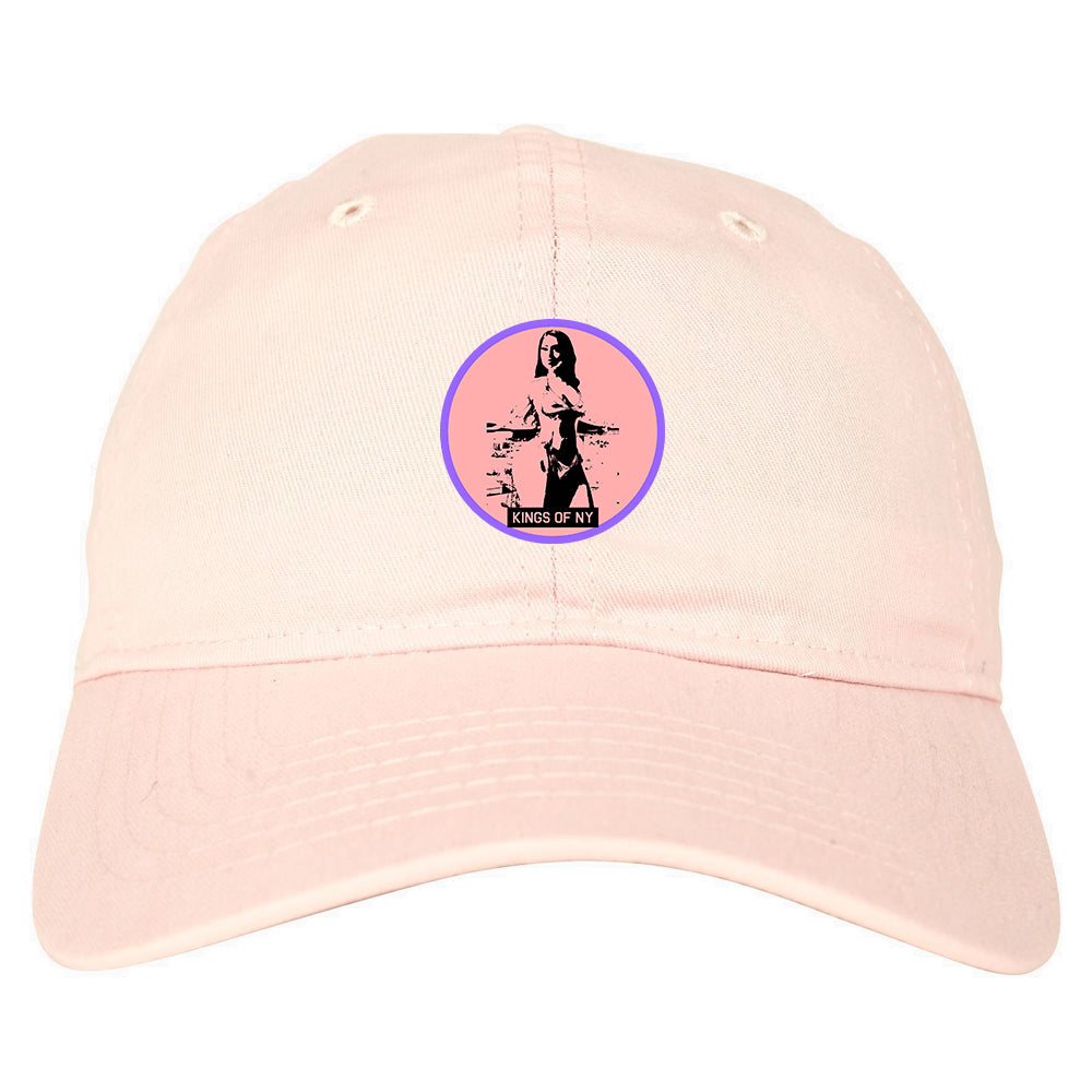 Thick Girl Goals Pink Dad Hat