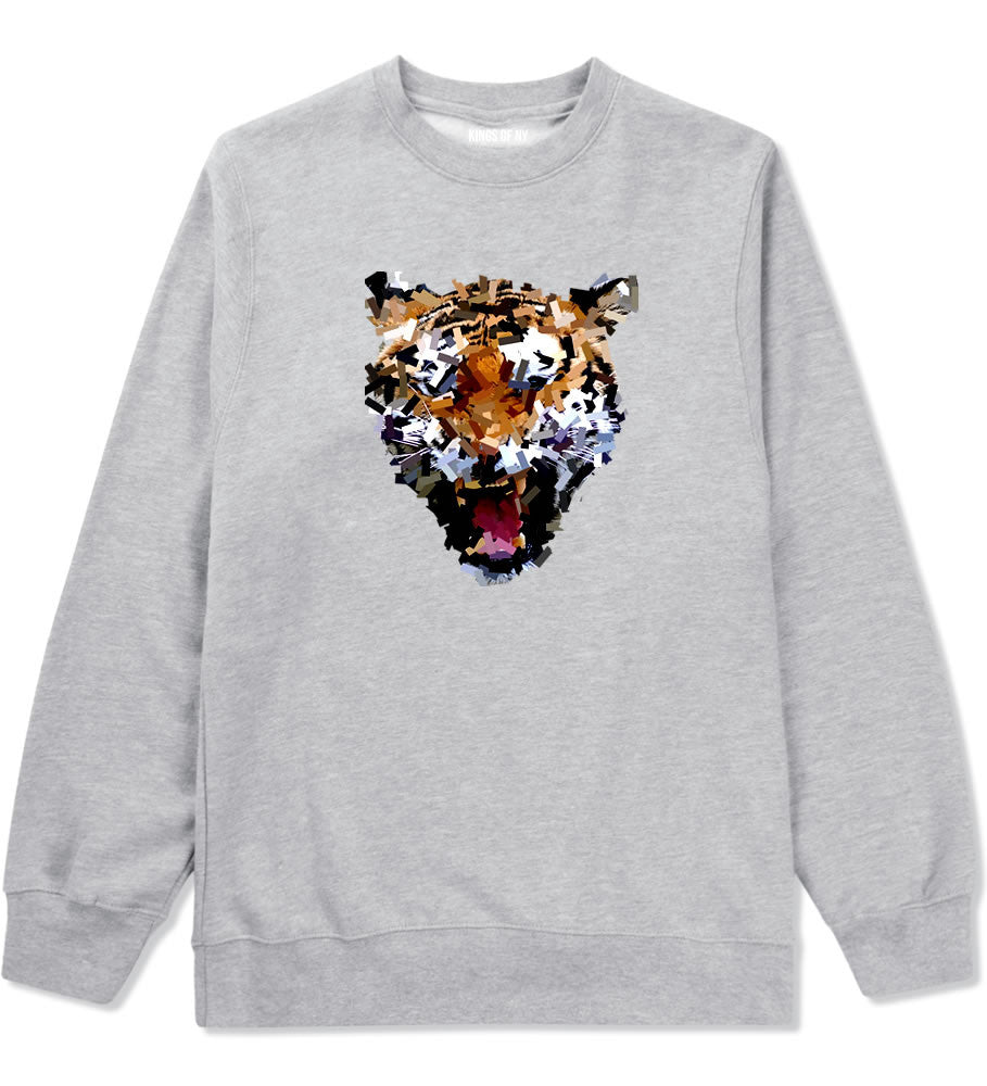 Tiger Cat Artwork Crewneck Sweatshirt