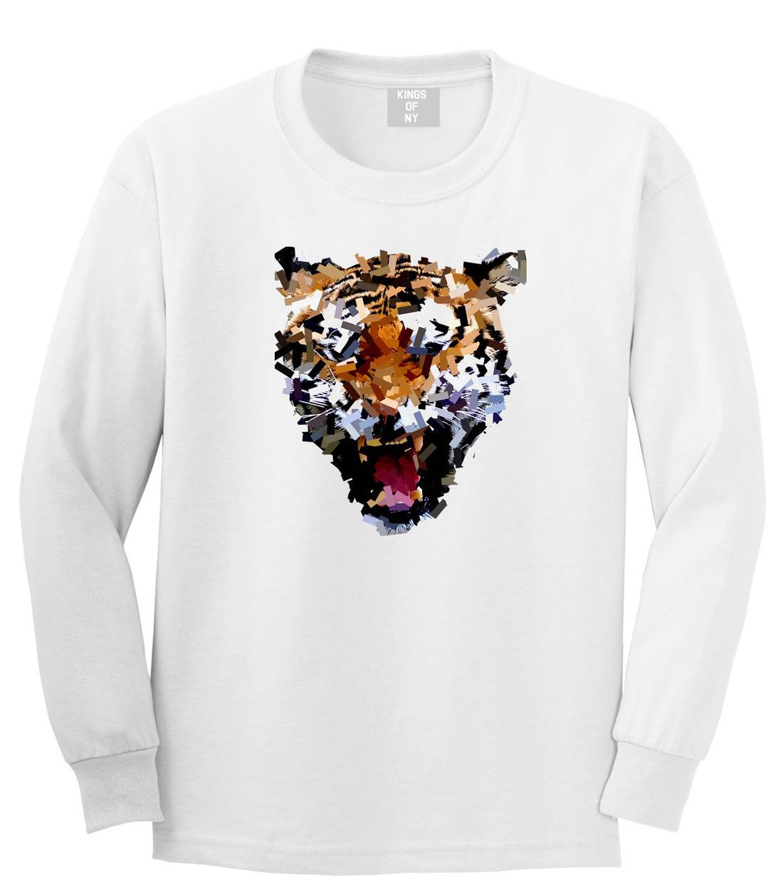 Tiger Cat Artwork Long Sleeve T-Shirt