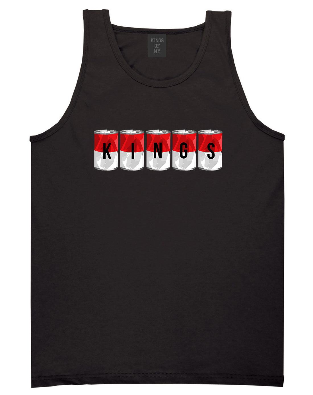 Tomato Soup Cans Tank Top in Black