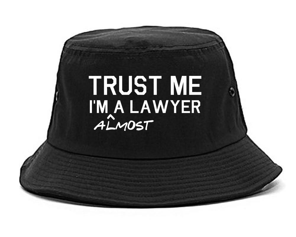 Trust Me Im Almost A Lawyer Law Student Mens Snapback Hat Black