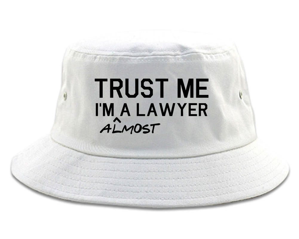 Trust Me Im Almost A Lawyer Law Student Mens Snapback Hat White
